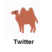 Bactrian Camel on Twitter Twemoji