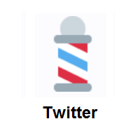 Barber Pole on Twitter Twemoji
