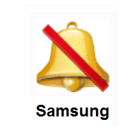 Bell With Slash on Samsung
