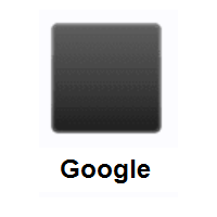 Black Large Square on Google Android