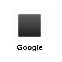 Black Medium Square on Google Android