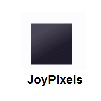 Black Medium Square on JoyPixels