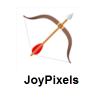 Bow and Arrow on JoyPixels