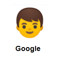 Boy on Google Android