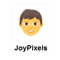 Boy on JoyPixels
