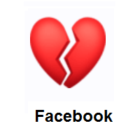 Broken Heart on Facebook