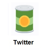 Canned Food on Twitter Twemoji