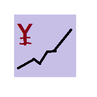 Chart Increasing With Yen