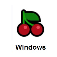 Cherries on Microsoft Windows