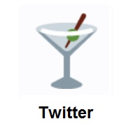 Cocktail Glass on Twitter Twemoji