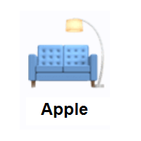 Couch and Lamp on Apple iOS