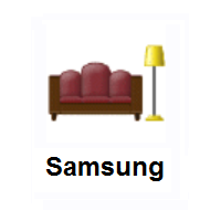 Couch and Lamp on Samsung
