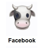 Cow Face on Facebook