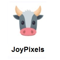 Cow Face on JoyPixels