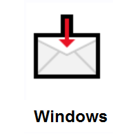 Envelope With Arrow on Microsoft Windows