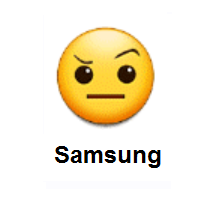 Face With Raised Eyebrow on Samsung