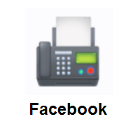 Fax Machine on Facebook