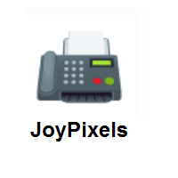 Fax Machine on JoyPixels