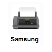 Fax Machine on Samsung