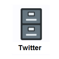 File Cabinet on Twitter Twemoji