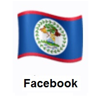 Flag of Belize on Facebook