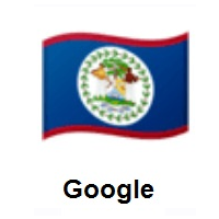 Flag of Belize on Google Android