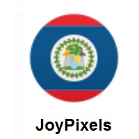 Flag of Belize on JoyPixels