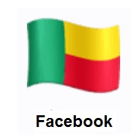 Flag of Benin on Facebook