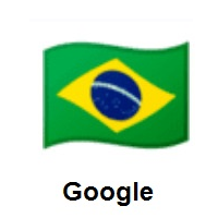 Flag of Brazil on Google Android