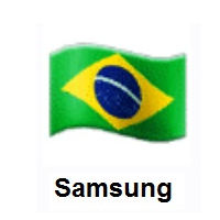 Flag of Brazil on Samsung