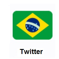 Flag of Brazil on Twitter Twemoji