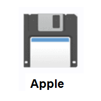 Floppy Disk on Apple iOS