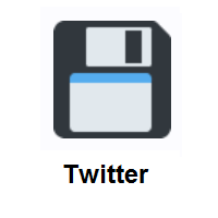 Floppy Disk on Twitter Twemoji