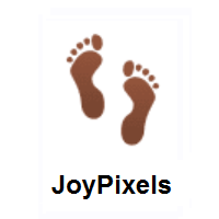 Footprints on JoyPixels