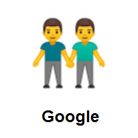 Men Holding Hands on Google Android