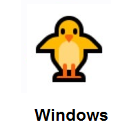 Front-Facing Baby Chick on Microsoft Windows