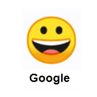 Grinning Face on Google Android