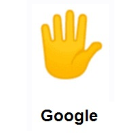 Hand With Fingers Splayed on Google Android