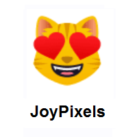 Heart Eyes Cat on JoyPixels