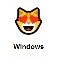 Heart Eyes Cat on Microsoft Windows