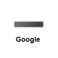 Minus Sign on Google Android