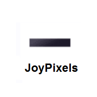 Minus Sign on JoyPixels