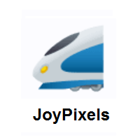 High-Speed Train on JoyPixels