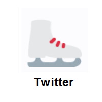 Ice Skate on Twitter Twemoji