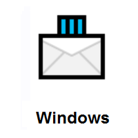 Incoming Envelope on Microsoft Windows