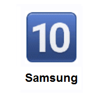 Keycap 10 on Samsung