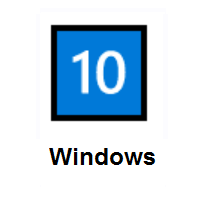 Keycap 10 on Microsoft Windows