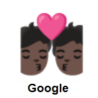 Kiss: Dark Skin Tone on Google Android