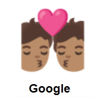 Kiss: Medium Skin Tone on Google Android