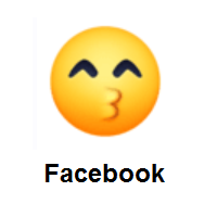 Wife Of Devil Emoji: Kissing Face with Smiling Eyes on Facebook